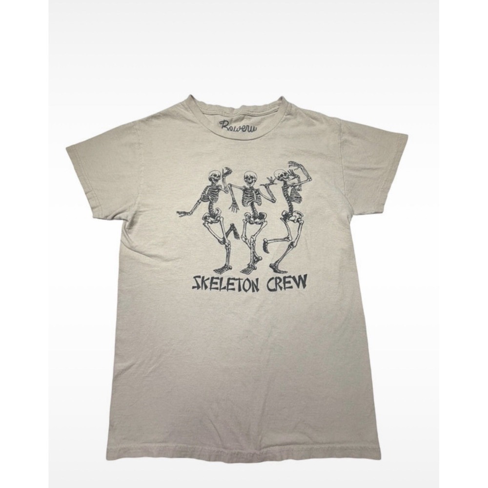 Bowery Supply Co. Skeleton Crew Halloween Fall Graphic T-Shirt Size Small